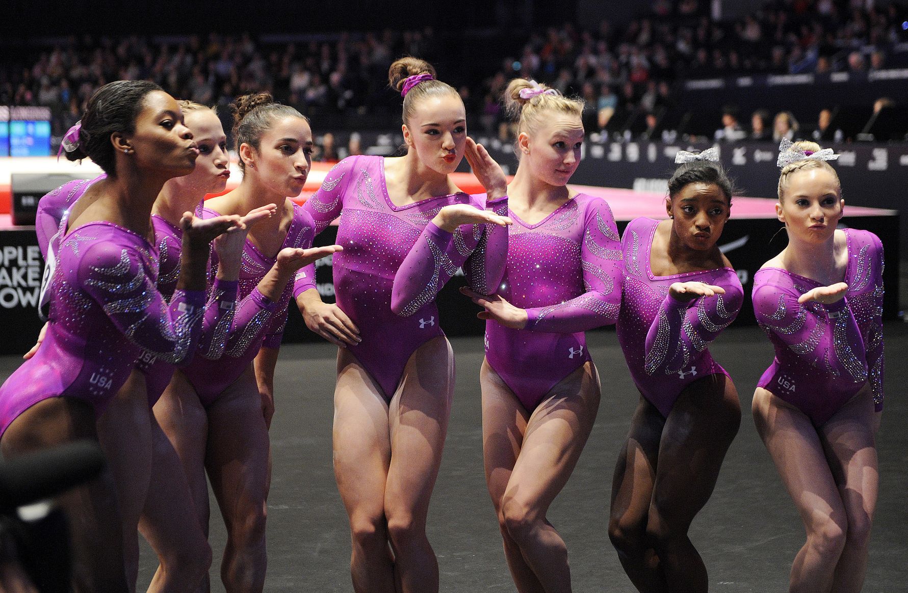 Aly Raisman and U.S. gymnasts